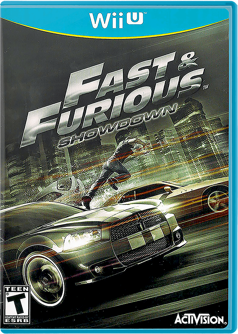 Fast and the Furious: Showdown box art for Wii U
